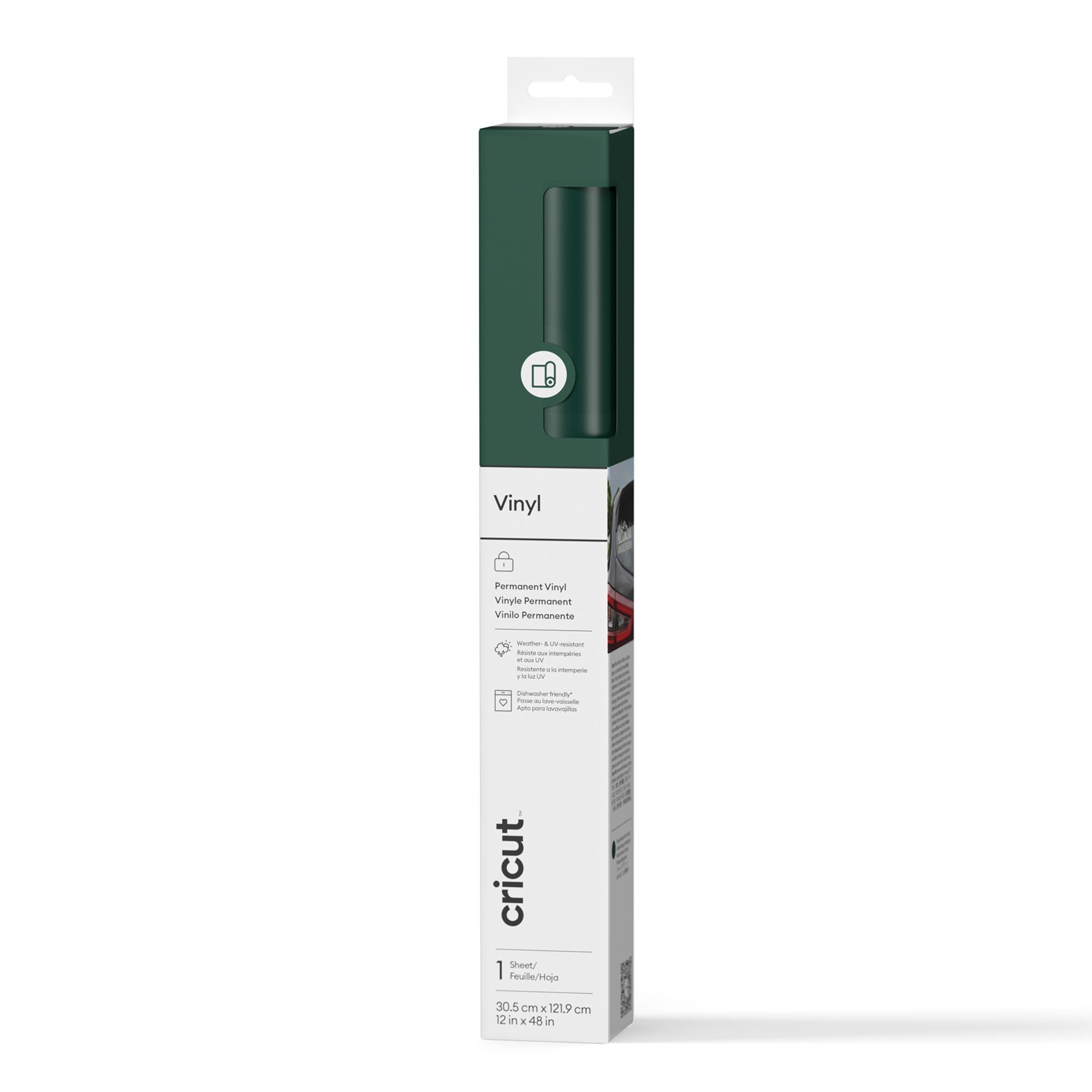 Cricut Matte Vinyl | Permanent | 4 ft | Forest Green
