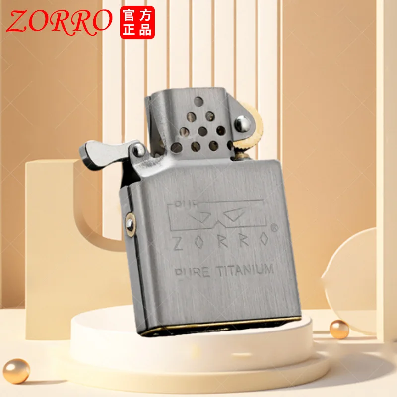 Neues Zorro Titan-Einsatz-Feuerzeug mit Windschutz, Flüssigkeitsbehälter, Innentank, Titan-Einsatz-Feuerzeugzubehör 902 912 912s Image