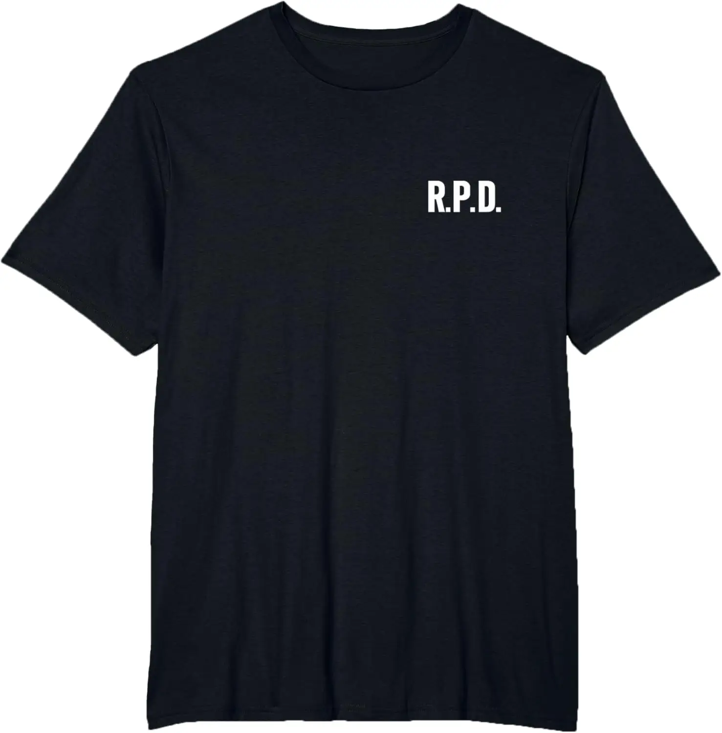 2026 Neues Resident Evil R.P.D. (A) T-Shirt Unisex, bequem, hochwertig, übergroßes T-Shirt aus Baumwolle, kurzärmelig, für Herren und Damen