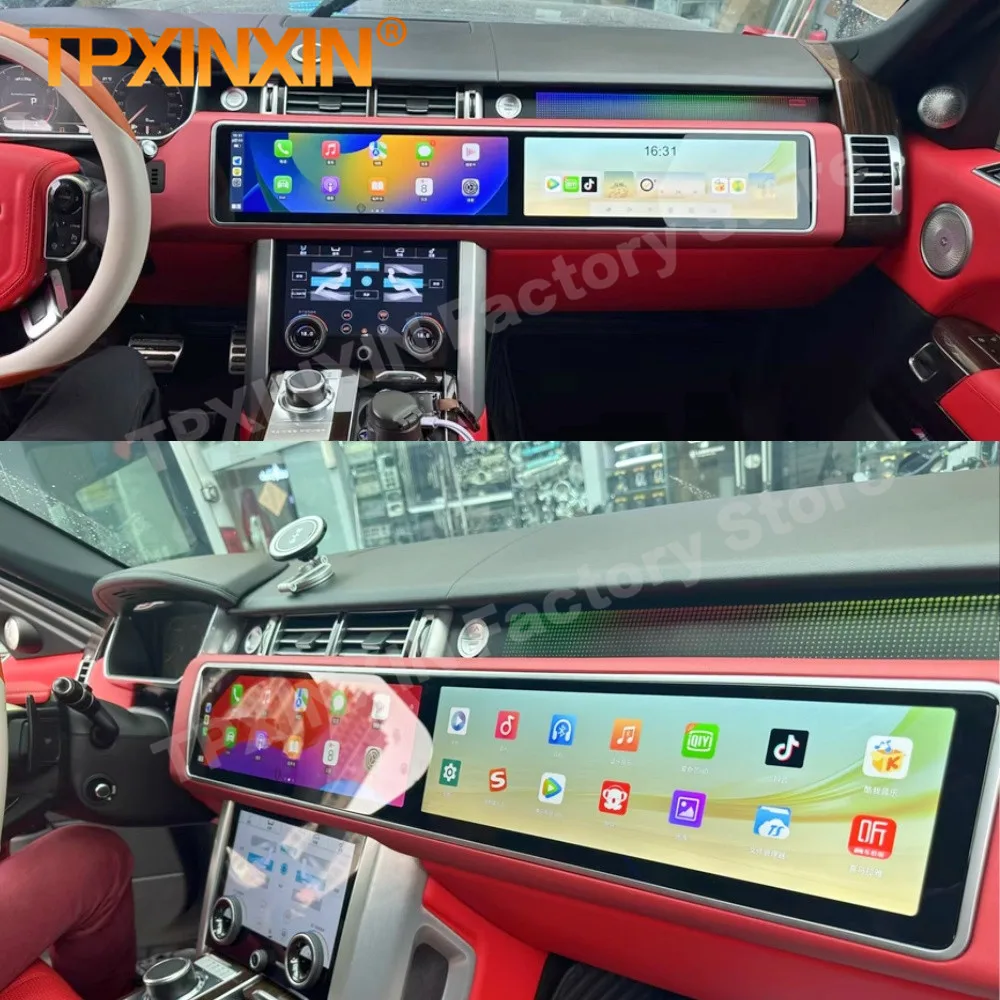 LHD RHD Autoradio Android 13 Multimedia Für Land Rover Range Rover Vogue L405 2013-2019 GPS Navi Stereo empfänger Kopf Einheit Image