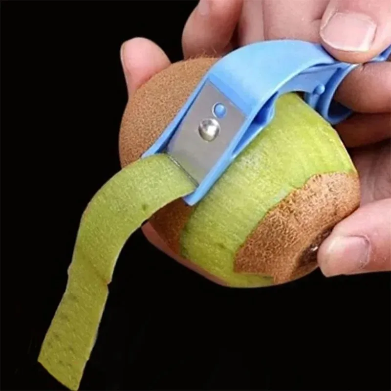 Obst Apfel Kiwi Schäler Orange Cutter Gemüse Edelstahl Schäler Tragbare Manuelle Peeling Kartoffeln Schäler Küche Werkzeuge Image