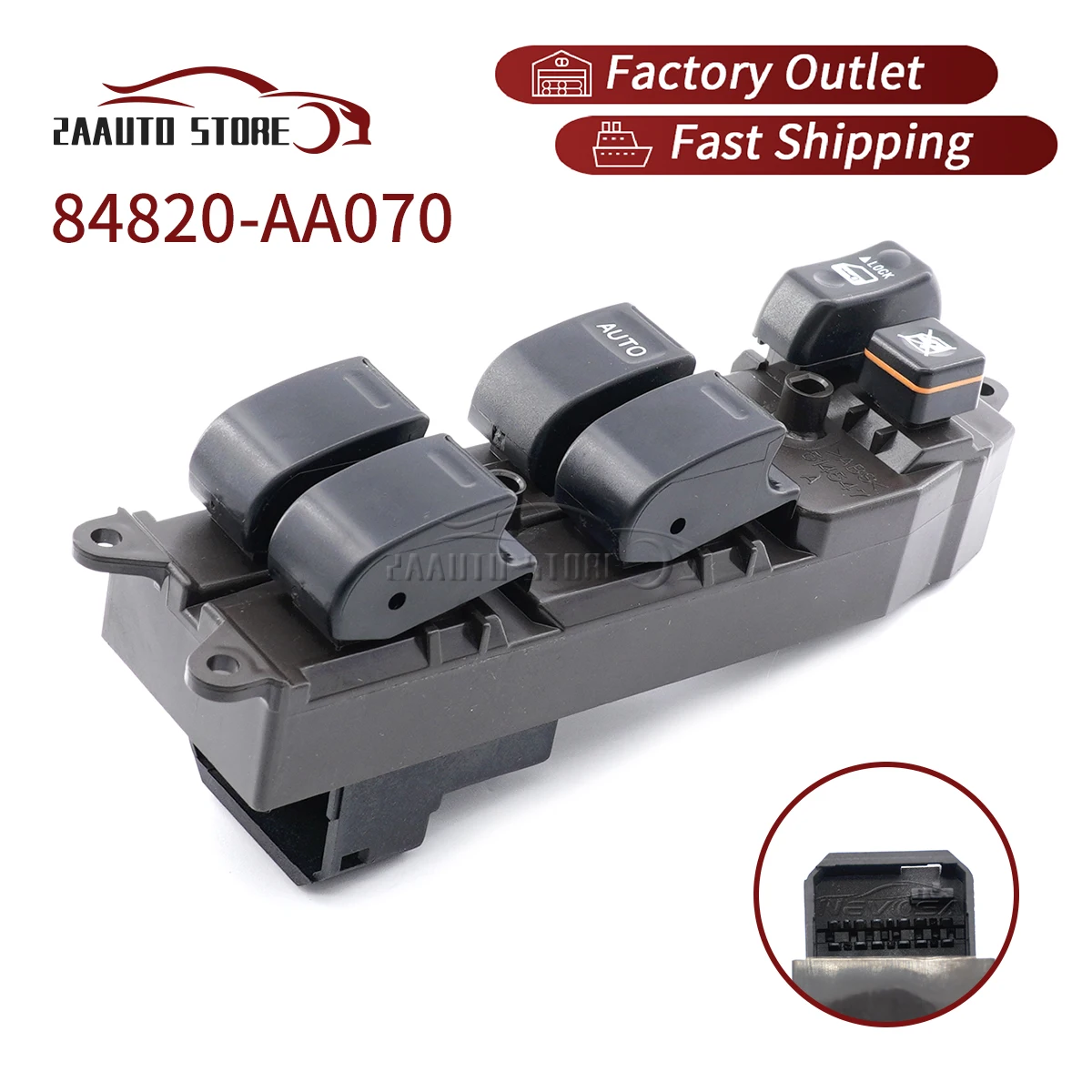 Muslimfor Toyota Corolla Camry Sienna Scion XA XB Matrix RHD interruttore di controllo alzacristalli elettrici accessori per ricambi auto 14pins
