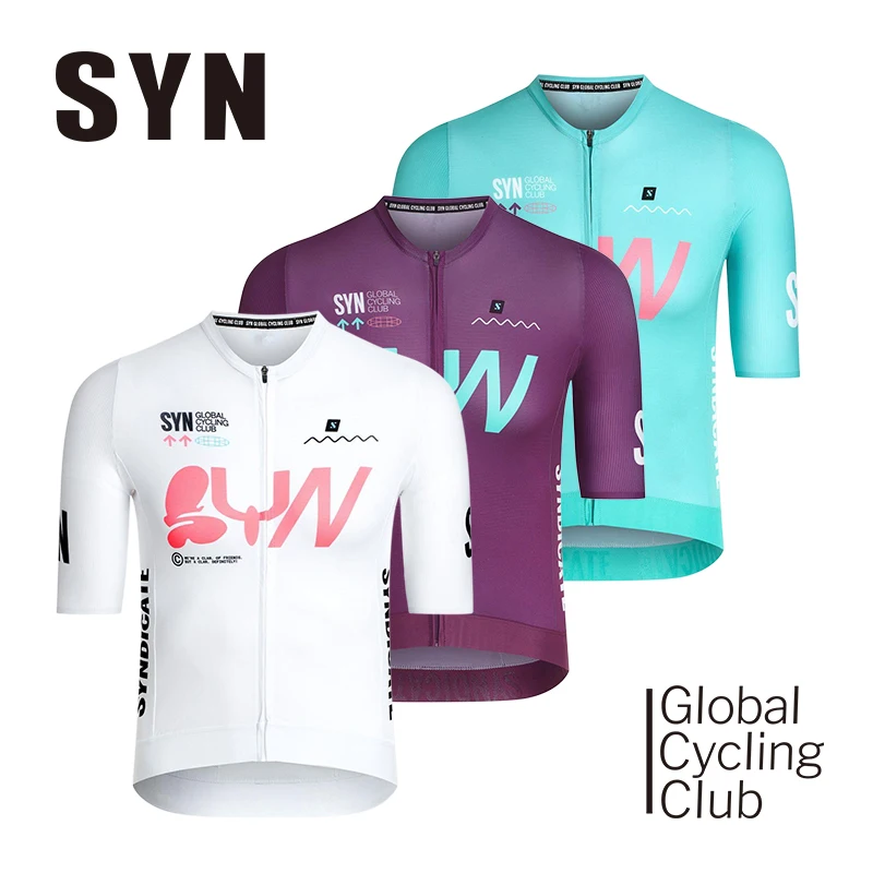 Maillot de cyclisme SYN pour hommes, maillot de cyclisme de haute qualité, haut de cyclisme d