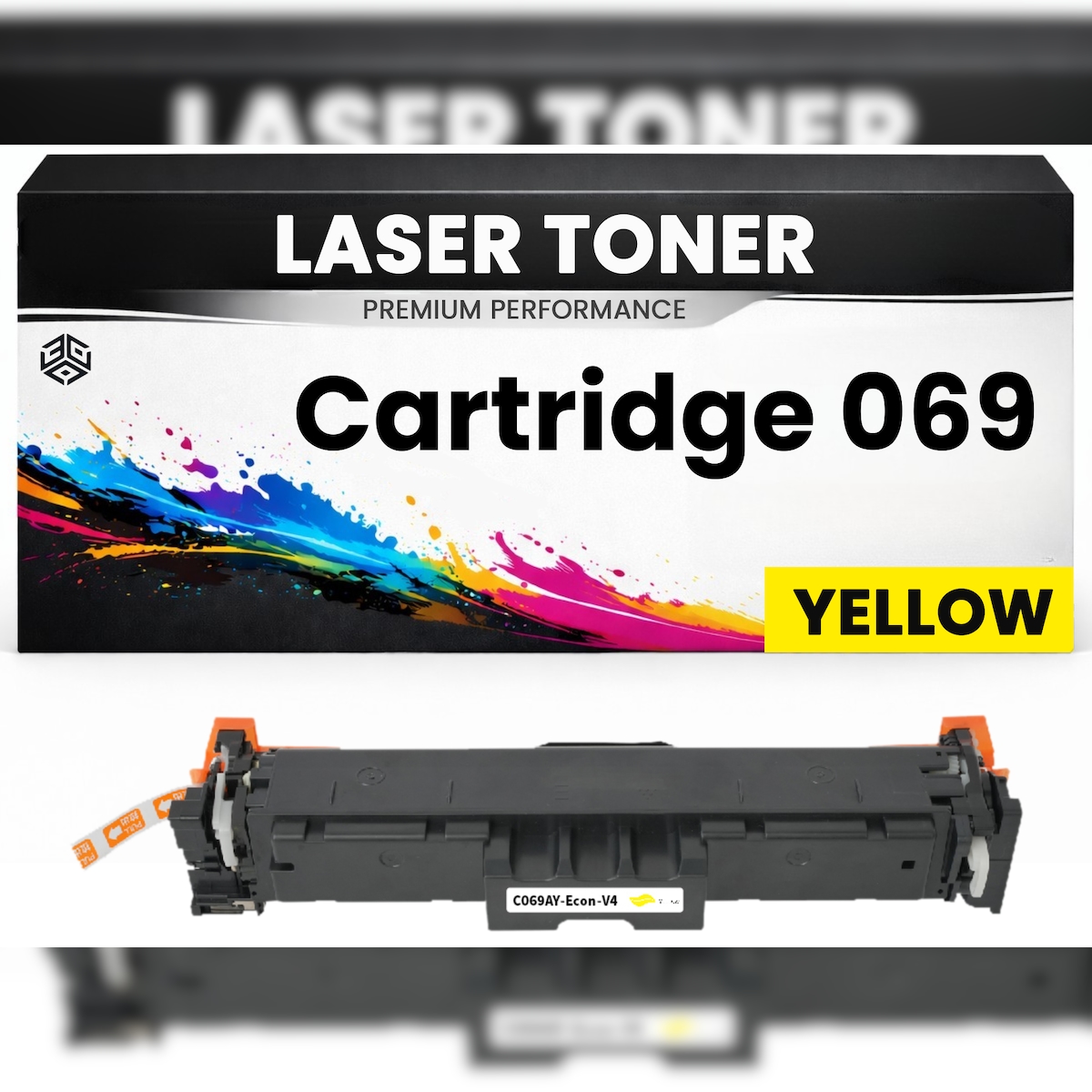 3DPlady Toner Cartridge 069 Yellow Gelb für Canon Premium Alternative 1900S. Reichweite imageCLASS LBP673Cdw/674Cdw/674Cx MF752Cdw/753Cdw/751Cdw LBP674Cdw Image