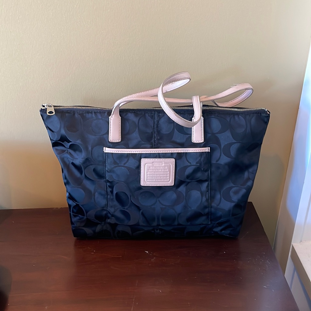 Coach Bags | Coach Vintage Shoulder Bag, Laptop Bag | Color: Black | Size: Os