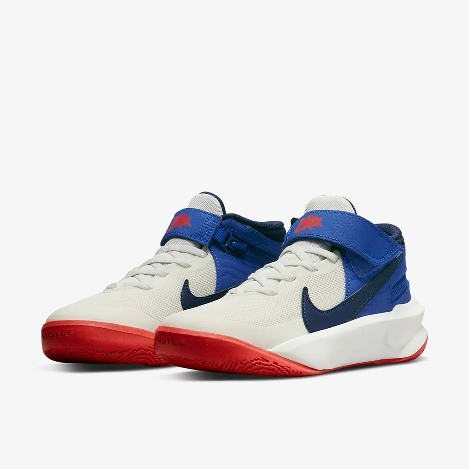 Nike Original (GS) stoßdämpfende Sport-Basketballschuhe mit Klettverschluss für Damen und Kinder DD7303-103 Image