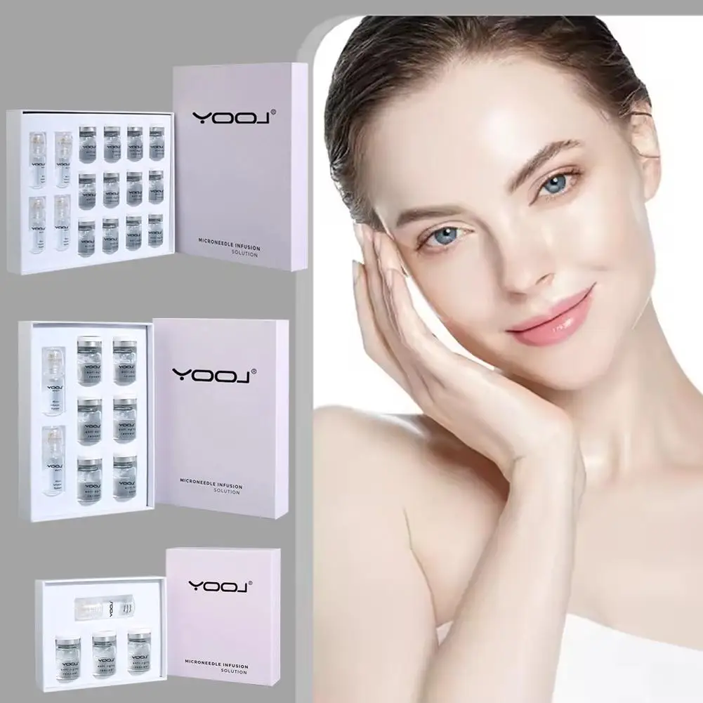 1Set 0,25 mm feuchtigkeitsspendendes Hautpflegeset Anti-Aging-Lösung Make-up-Set Feuchtigkeitsspendende Gesichtsessenz Glättende Hautpflege Image