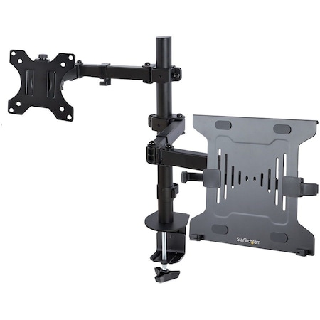 STARTECH.COM A2-LAPTOP-DESK-MOUNT Monitor Arm with Vented VESA Laptop Tray, For