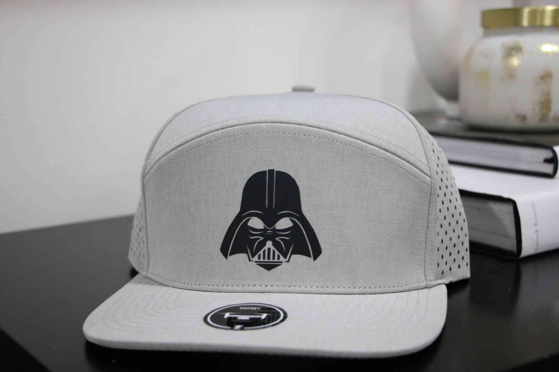 Cappello Hydro Star Wars / Cappelli Disney / Regali Disney / Cappello con toppa in pelle / Orecchie di Topolino / Cappelli Disneyland / Cappello Darth