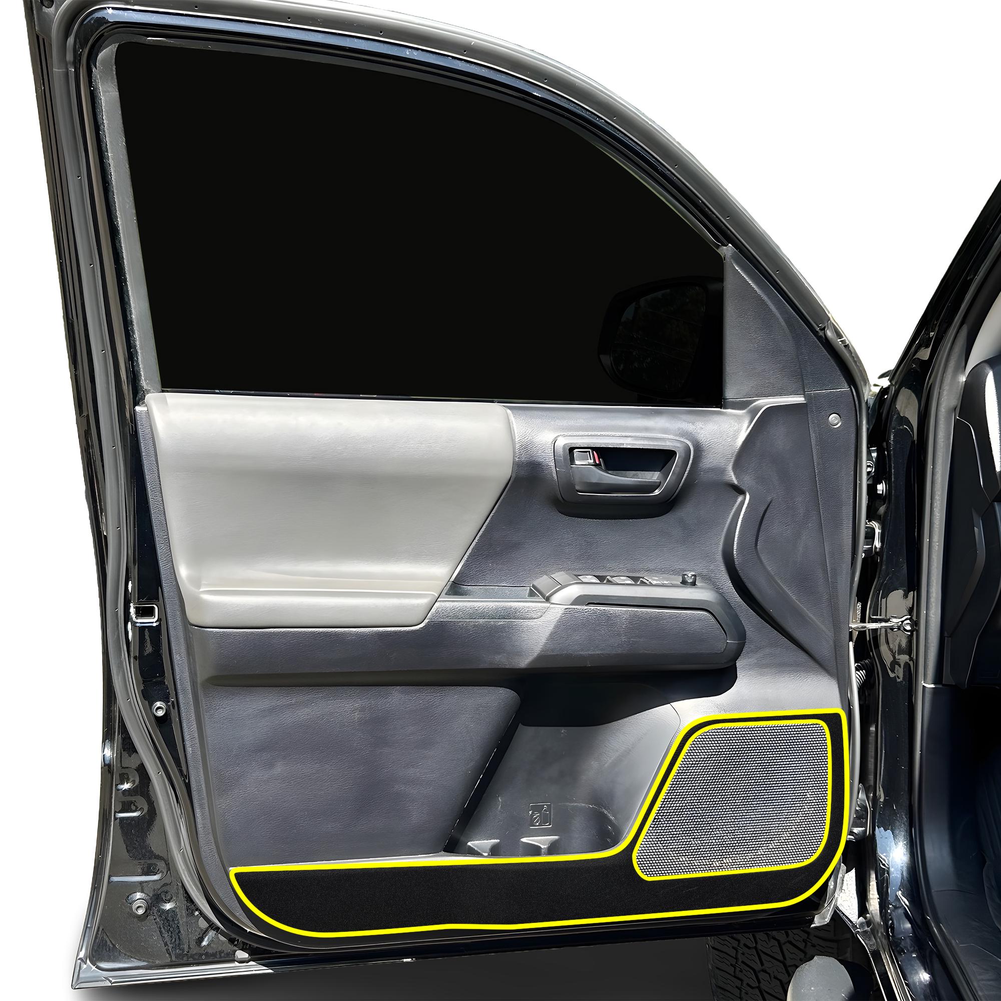 Adatto per Toyota Tacoma 2016-2023 Alcantara Anti Kick Door Protection Trim Decal Sticker Overlay Film 2016 2017 2018 2019 2020 2021 2022 2023