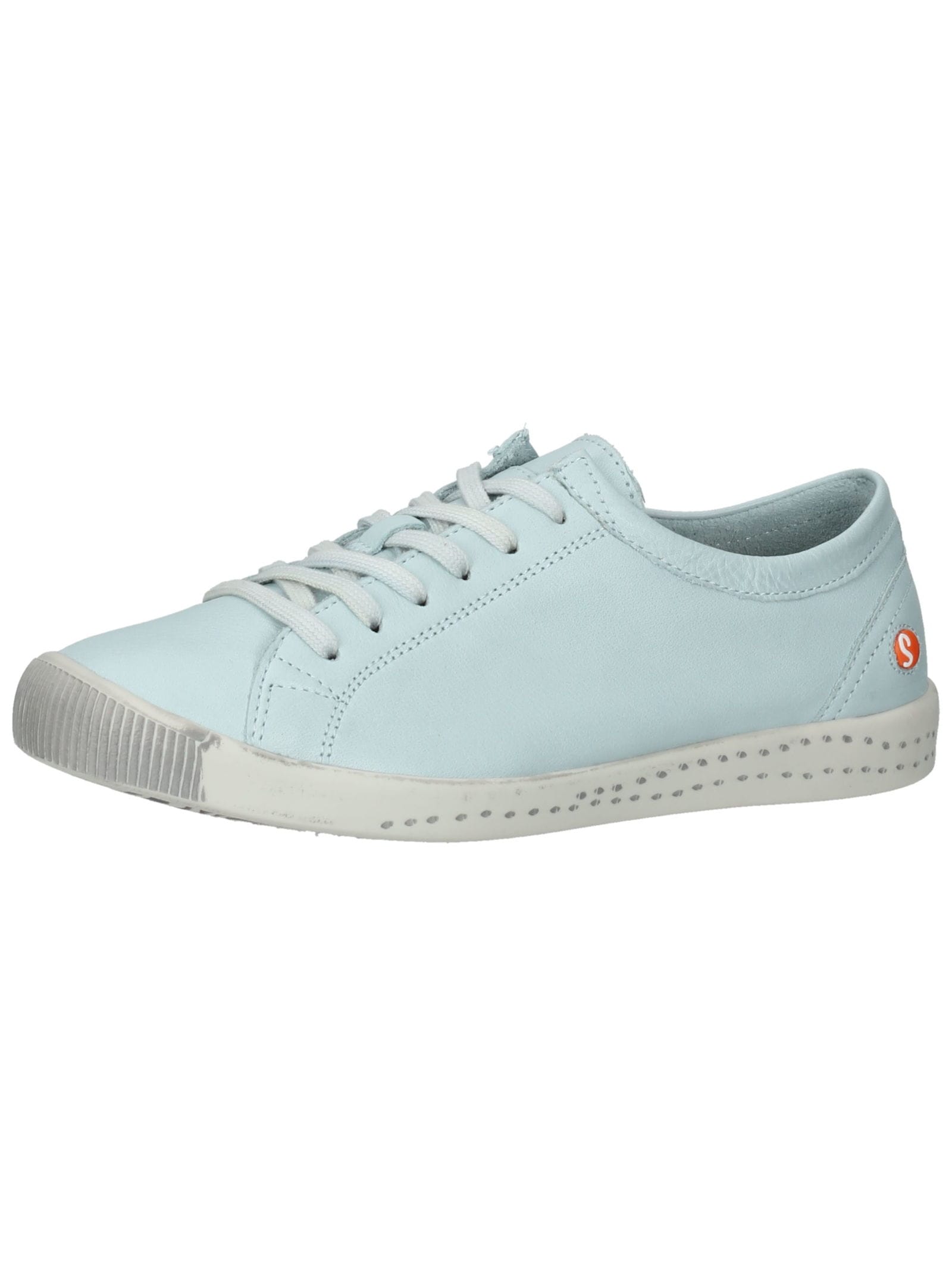 Sneaker SOFTINOS "softinos Sneaker Leder", Damen, Gr. 38, hellblau, Leder, Schuhe Sneaker Image