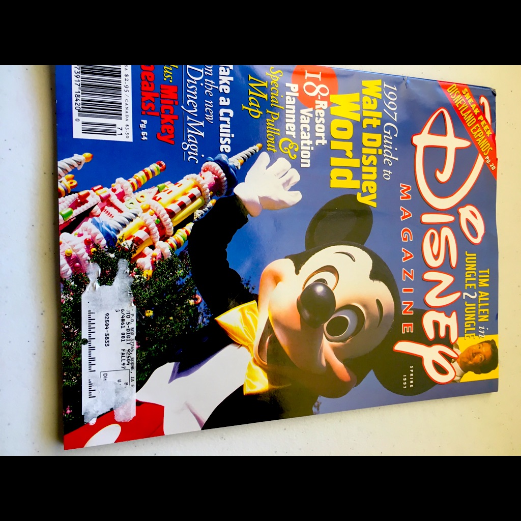 Disney Other | Disney Magazine From 1997 | Color: Blue | Size: Os