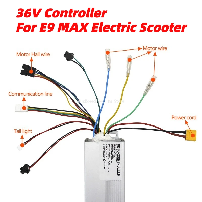Controller 36V per Monopattino Elettrico E9 MAX, Versione Bluetooth, Scheda Madre di Ricambio per Monopattino Elettrico
