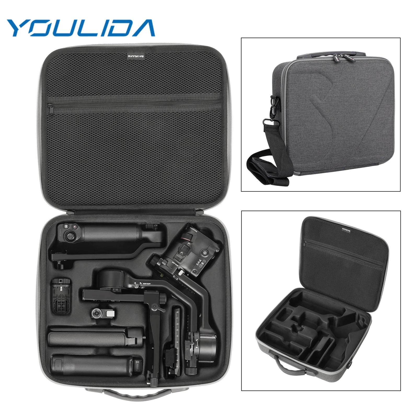 Tragbare Tragetasche für DJI RS 5 Combo Aufbewahrungstasche Schultertasche Reise-Schutzorganizer Box RS5 Handheld-Gimbal Zubehör Image