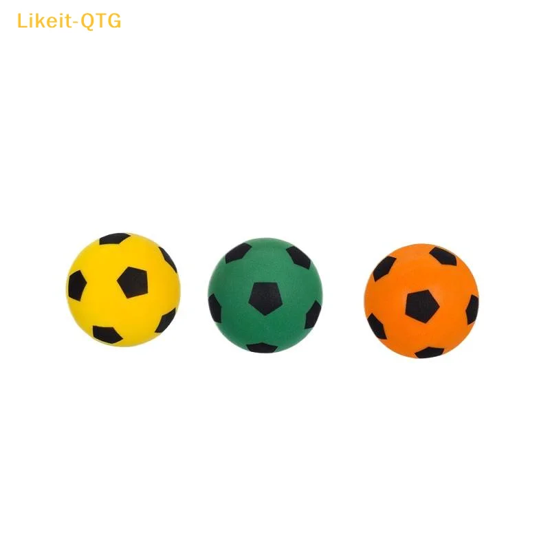 Ballon de football silencieux en mousse PU, haute élasticité, 3 couleurs, 1 pièce, livré avec un sac en filet pour une utilisation à domicile et le développement des compétences