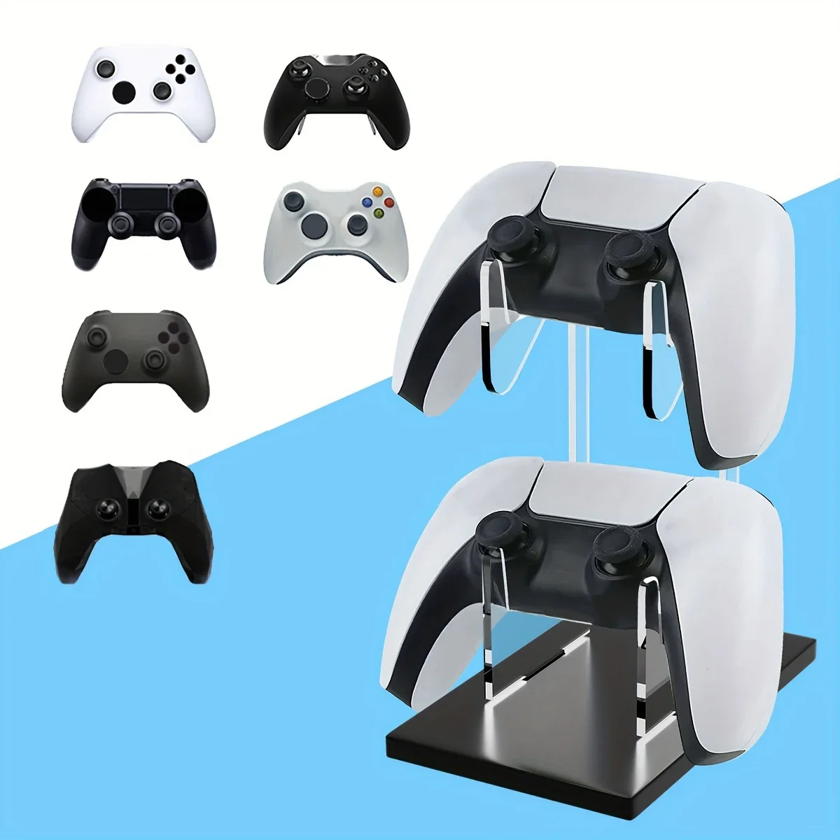 Doppelschichtige Spielkonsolenhalterung, universelle Halterung für PS5/PS4/Switch Pro/Xbox Elite/Xbox/Xbox 360, Spielzubehör