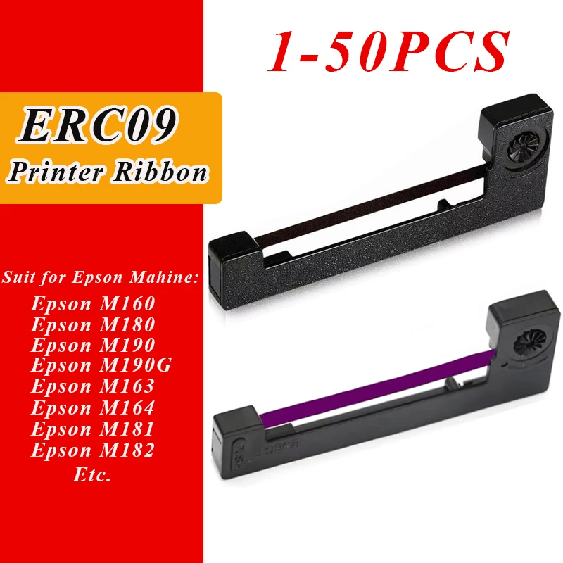 1-50PCS Nahtloses Band ERC-09 ERC09 ERC09B Passend für Epson M160 M180 M190 M191G M163 M164 M181 M182 Image