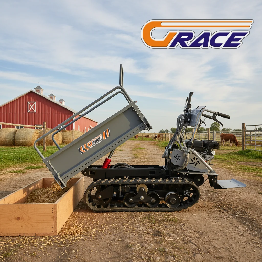 Hochwertiger Mini-Dumper 1000kg Kleiner Raupendumper EURO 5 EPA Schnelle Lieferung Mini-Dumper Verkauf Image