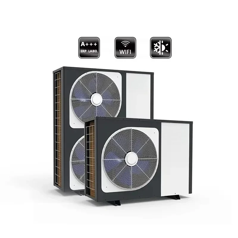 Hochtemperatur-Wärmepumpe 10KW/16KW/20KW WLAN-fähig Luft-Wasser-Wärmepumpe Heizung Kühlung Monoblock R32 EVI DC Inverter System Image