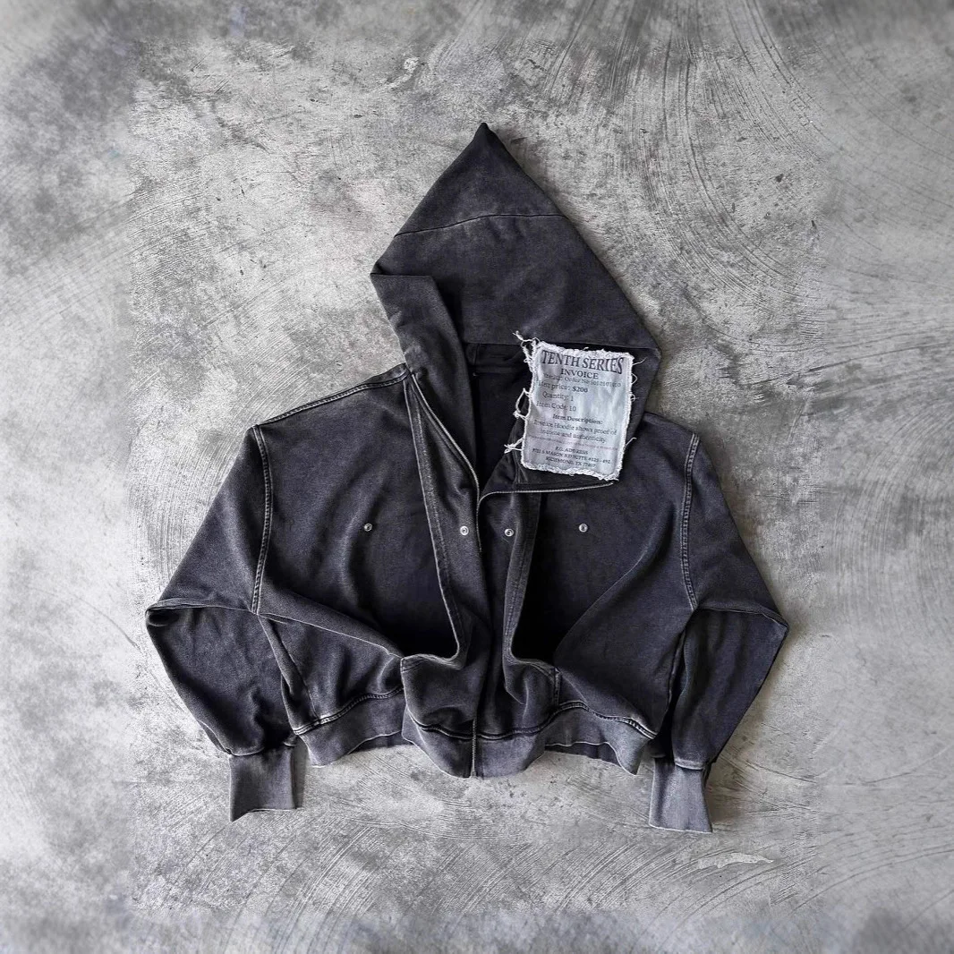 INS-Stil Herbst und Winter zerrissen Hoodie Pullover Design schwere lose Hip Hop Retro Mode Marke Top für Frauen