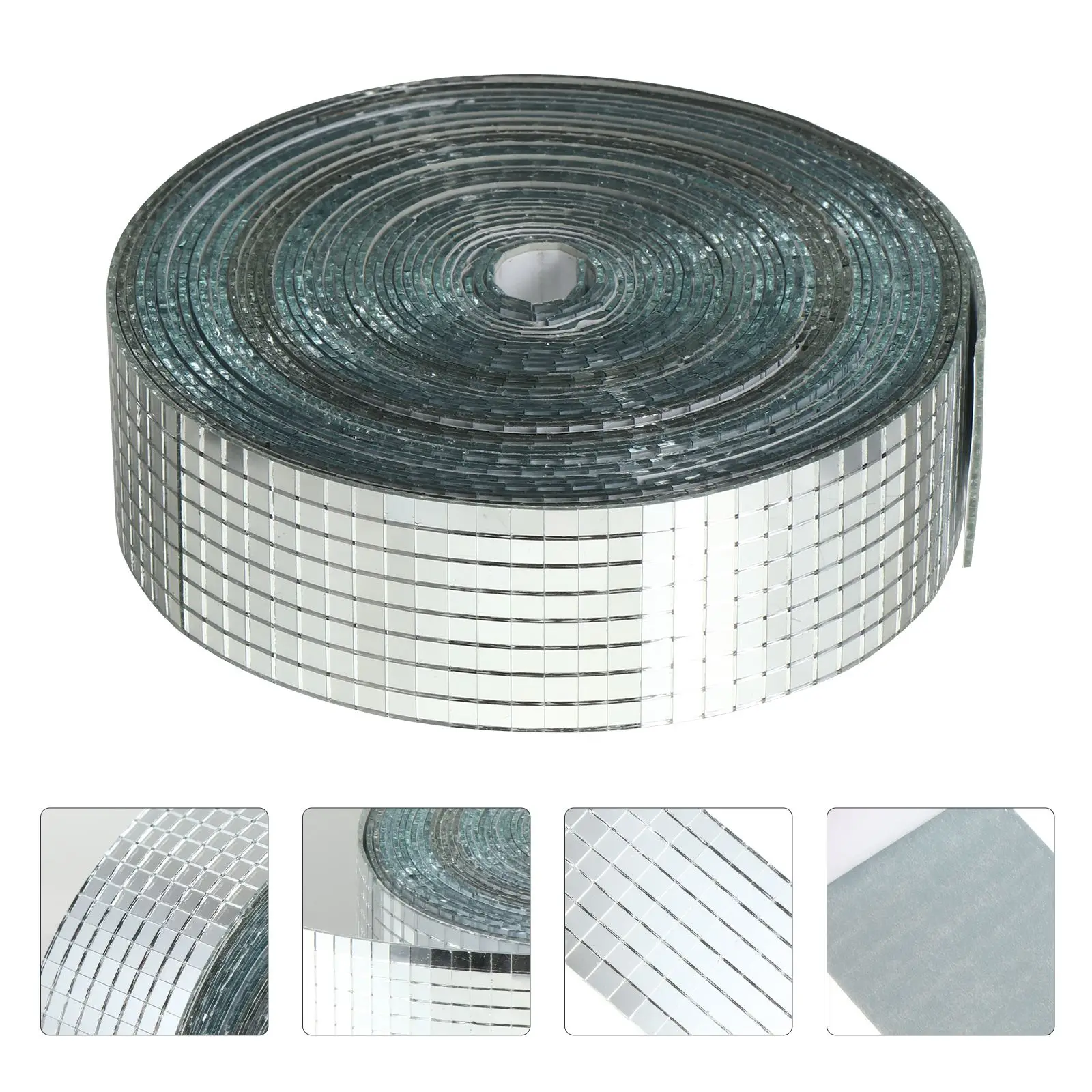 Mosaik Spiegel Fliesen Aufkleber Fliesen quadratische Wanda uf kleber Stick Mini Grenze 3d selbst schälen selbst klebende Backs plash Küche Disco Spiegel