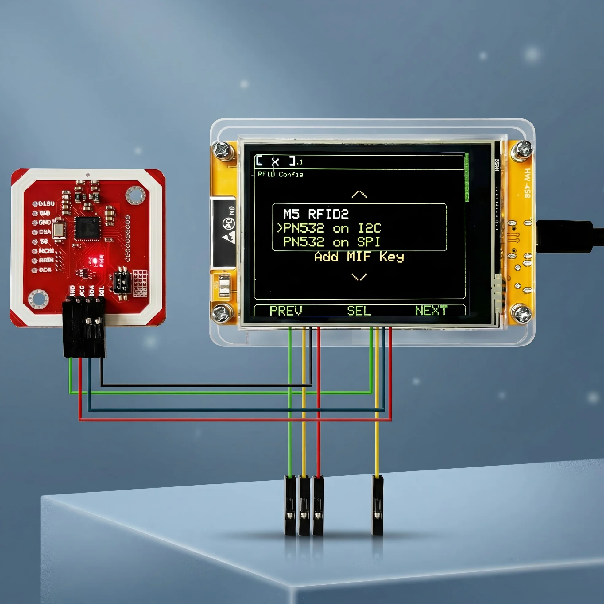 Bruce CYD 2432S028 ESP32 GNSS NFC PN532 ATGM336H Wi-Fi Bluetooth und Verteidigungswerkzeuge ermöglichen sicheres und zuverlässiges drahtloses Netzwerk. Image