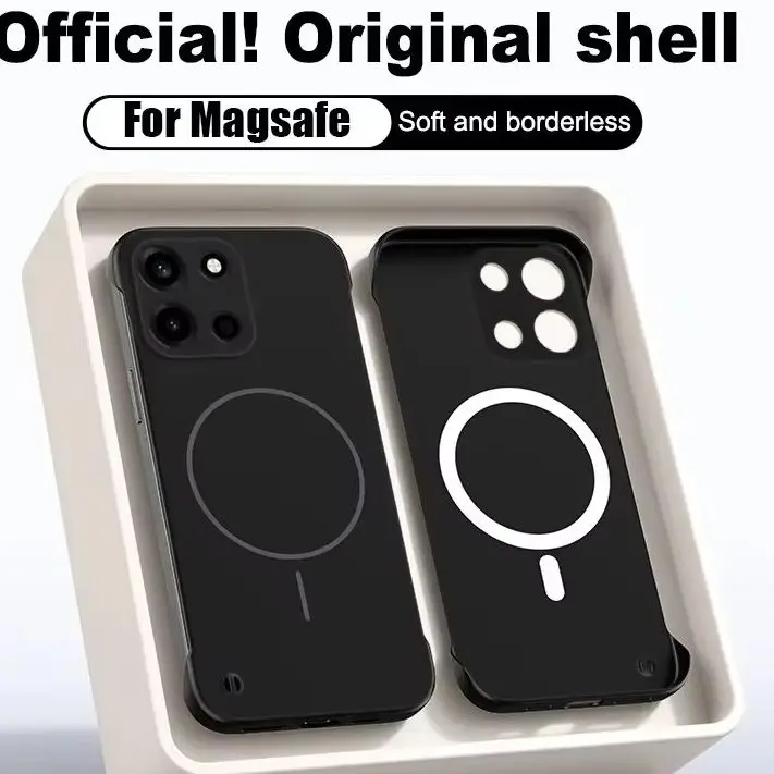 Original Ultradünnes Magnetisches Magsafe-Gehäuse für OnePlus 15 13 13T ACE 6 5 3 Pro Turbo6 Kabelloses Laden Rahmenlose Glänzende Abdeckung Image