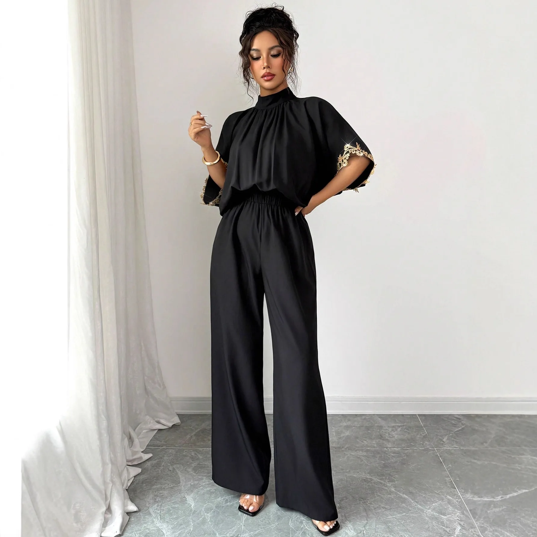 2026 Frühling/Sommer/Herbst Kollektion Schlankmachender Locker Sitzender Vielseitiger Lässiger Jumpsuit Image