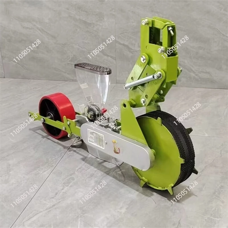 Kleiner multifunktionaler Präzisionspflanzer, Zwiebelpflanzer, Traktor, geschleppter Gemüsepflanzer, Kohl, Rettich, Kräuter Image