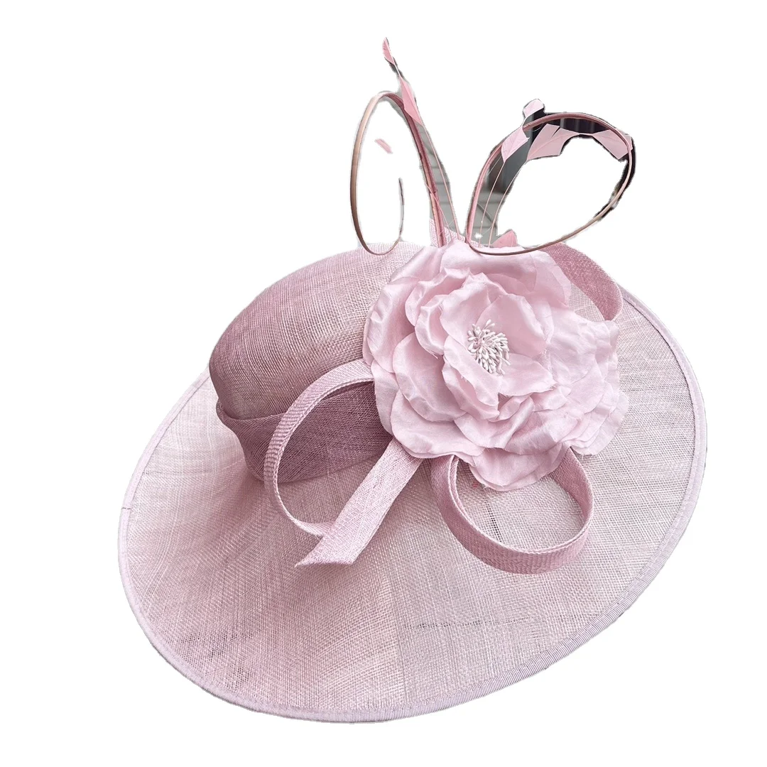 Cappello a bombetta reale da donna elegante per eventi Kentucky Derby Tea Party Fascinator alla moda per le donne