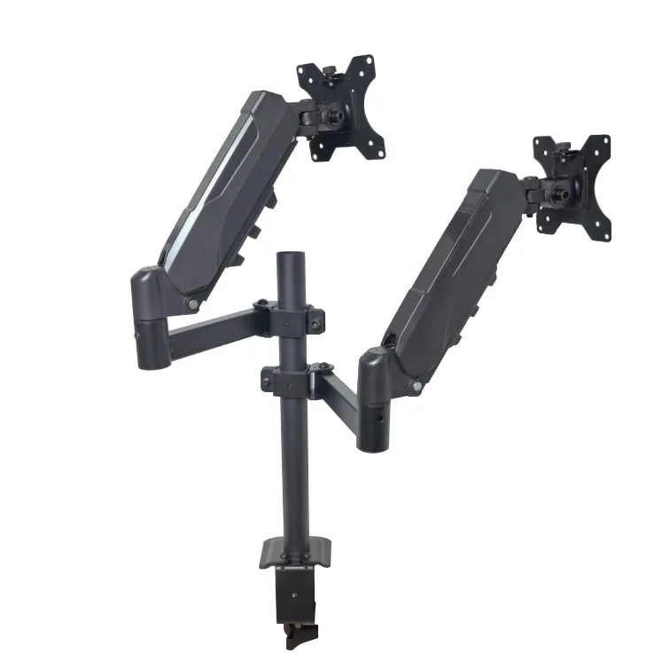 Aumento altezza supporto Monitor universale supporto Monitor Desktop Monitor supporto doppio schermo staffa braccio Monitor viola