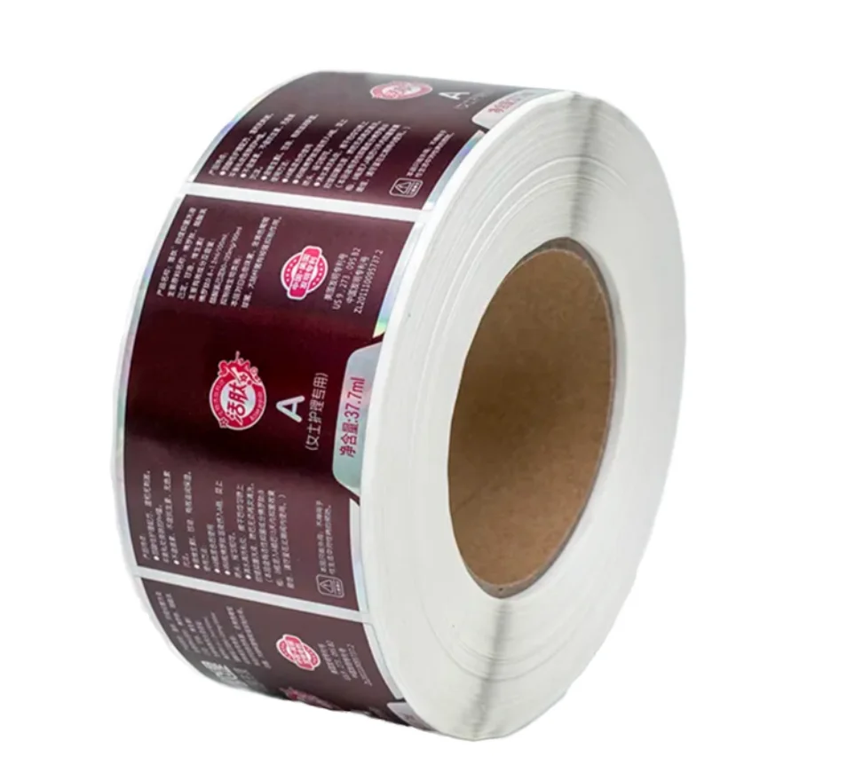 Etichetta del prodotto per la stampa di etichette personalizzate adesive in PVC etichetta impermeabile resistente UV adesivi in vinile