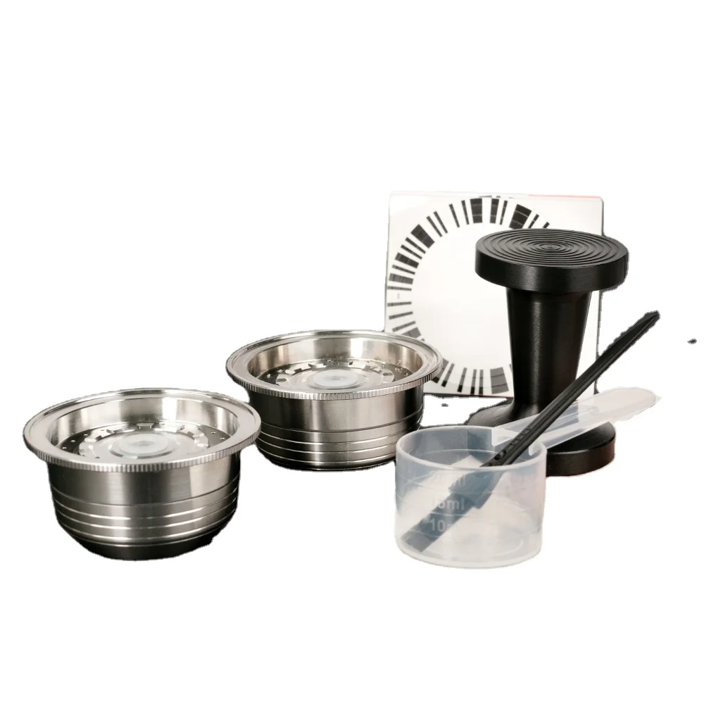 2 cialde 1 Set di manomissione filtro per Capsule di caffè ricaricabile per cialde per caffè compatibile con macchine VERTUOLINE