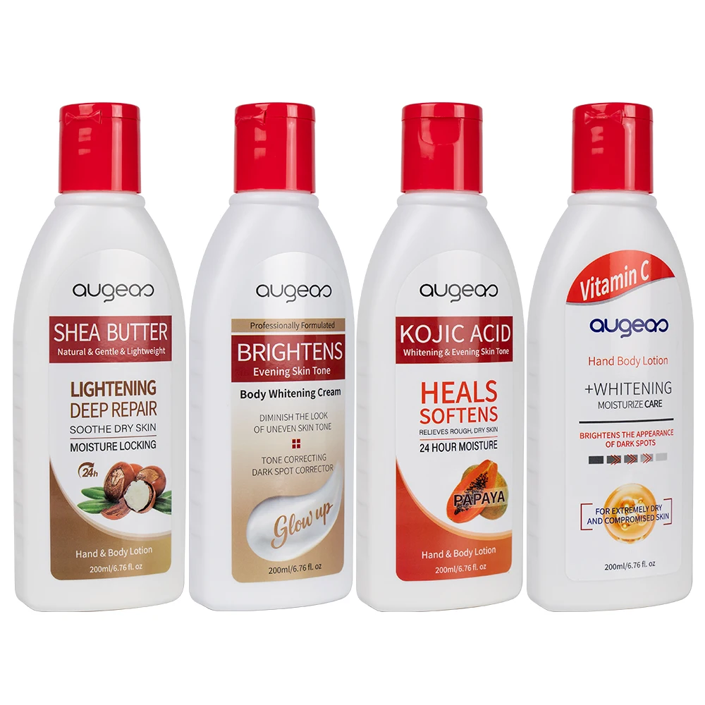 Private Label Papaya Pawpaw cura della pelle crema per il viso alleggerimento lozione per il corpo sbiancante vitamina c sbiancante alleggerimento lozione per il corpo