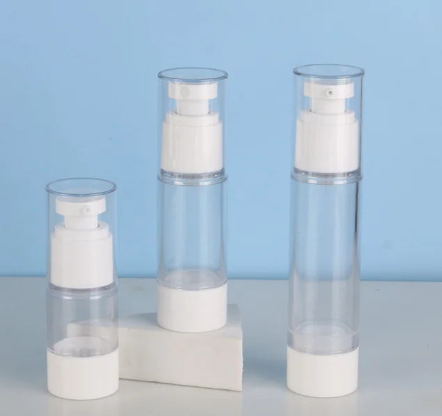 15ml 30ml 50ml 100ml vuoto come trasparente Airless flacone Spray pressatura pompa crema lozione siero flacone cosmetico