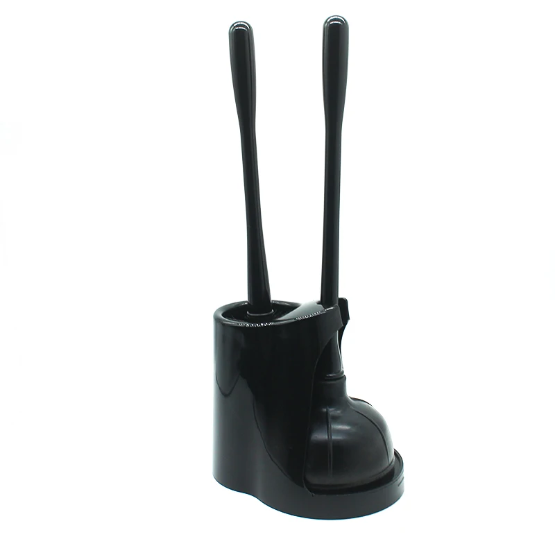 Set di 2 Spazzole Ecologiche per la Pulizia del WC con Manico in TPR+PP per Uso in Bagno - Vendita all'Ingrosso