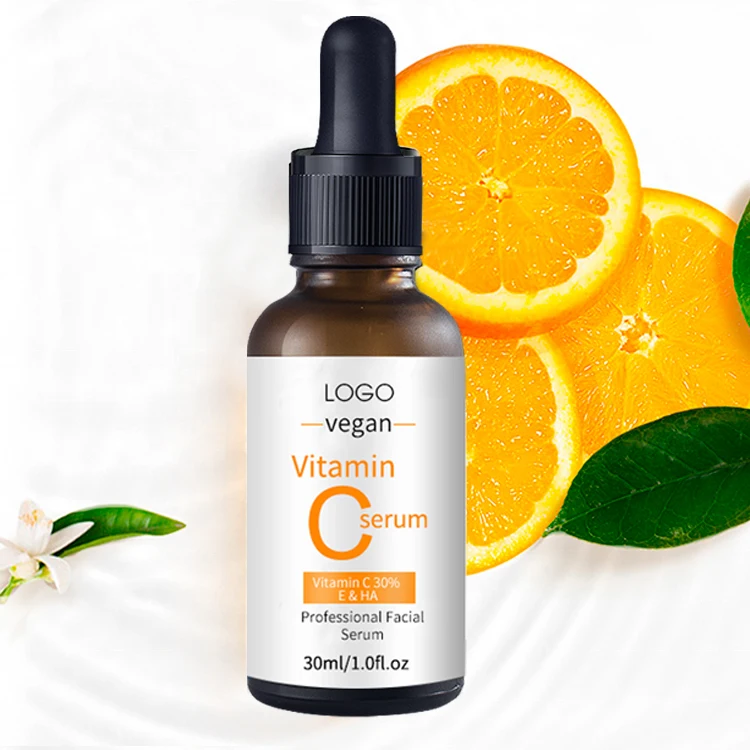 Commercio all'ingrosso Private Label Coreano Cura Della Pelle Sbiancamento Organico Viso Vitamina C Viso Siero Per Il Viso