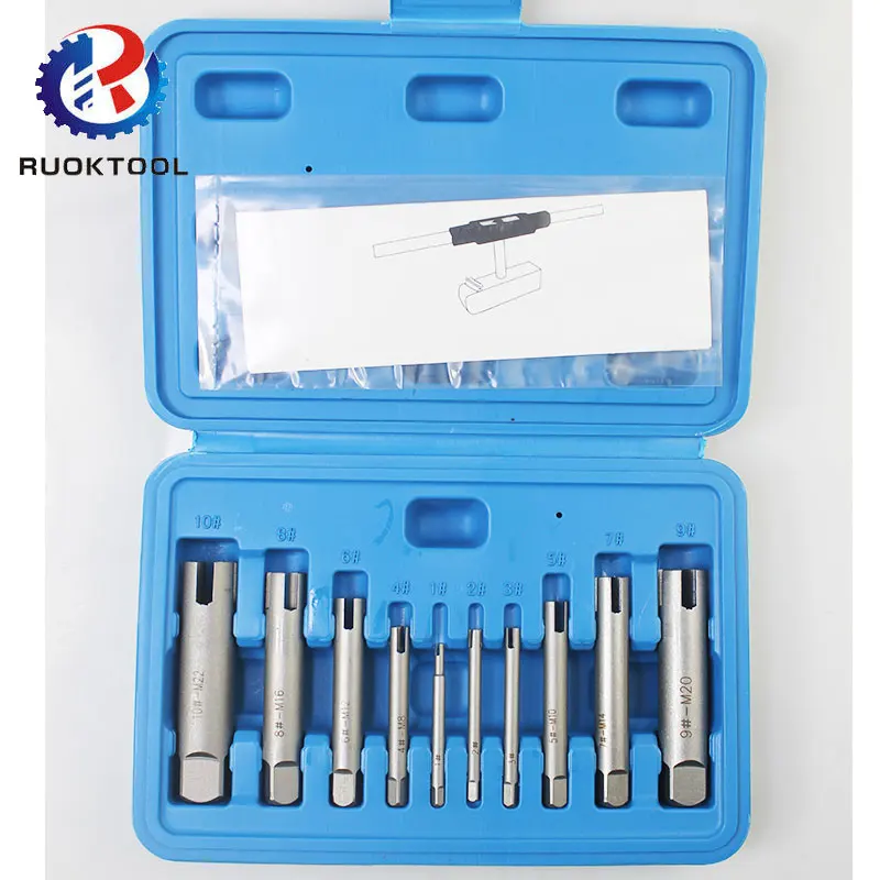 Set di 10 Estrattori per Viti Rotte Utensili per Rimozione Facile di Viti e Fili Chiave in Lega Set di 10 Pezzi