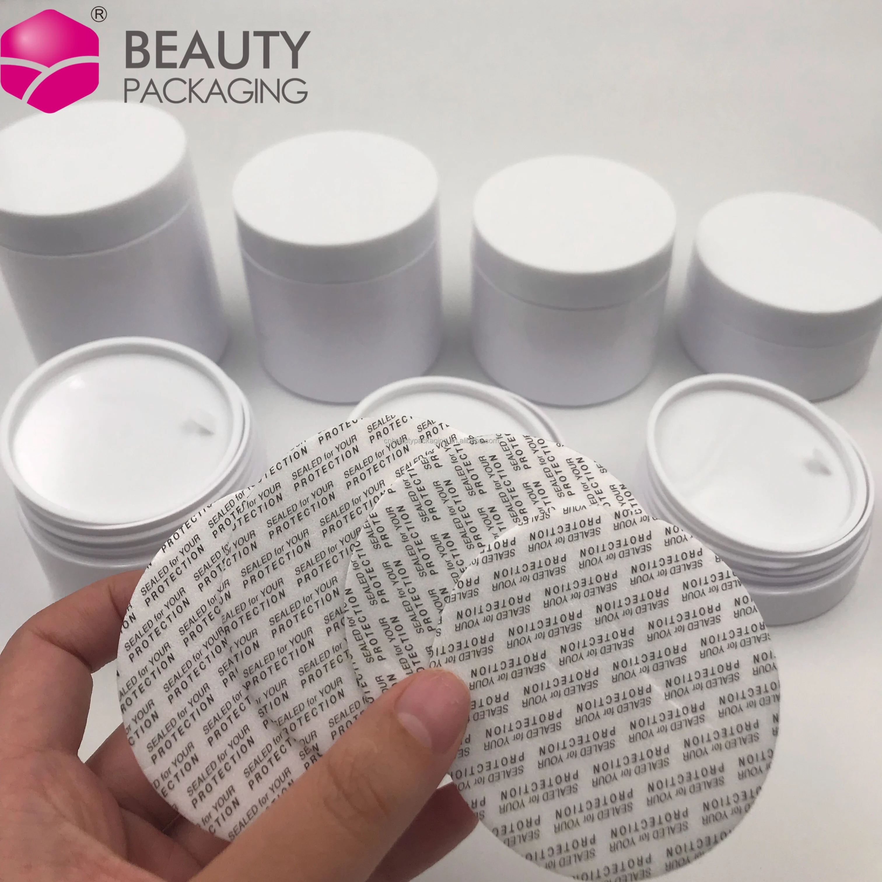 50ml 80ml 100ml 120ml 150ml 180ml 200ml bocca grande bianco nero trasparente vasetti di crema cosmetica vasetti di plastica con coperchi