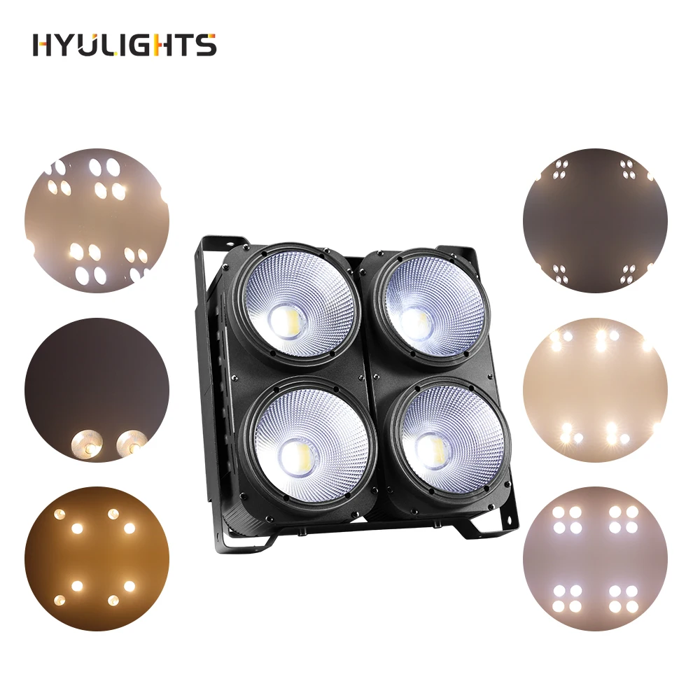 Nuovo arrivo 4x100w 2 in1 faretti luce LED per Disco Party Club Bar DJ Show lampada di illuminazione da palcoscenico