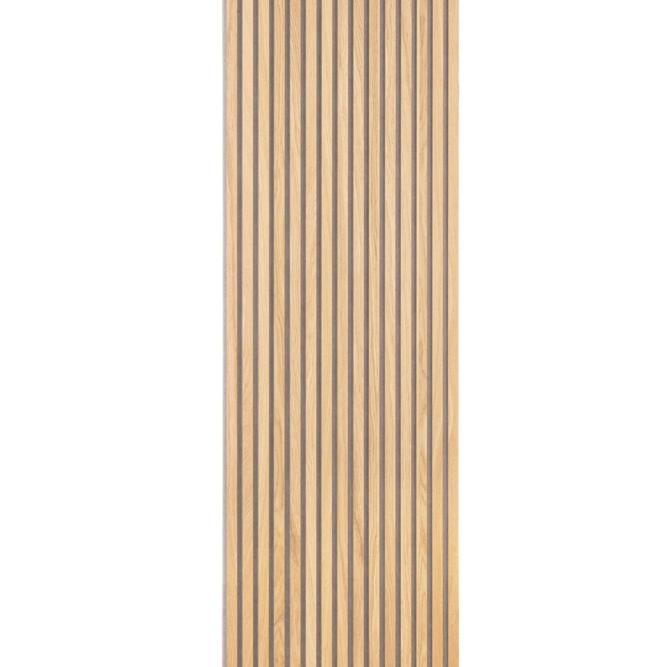 Pannelli acustici a doghe in legno impiallacciato mdf per animali domestici pannelli a doghe acustiche in rovere naturale per parete