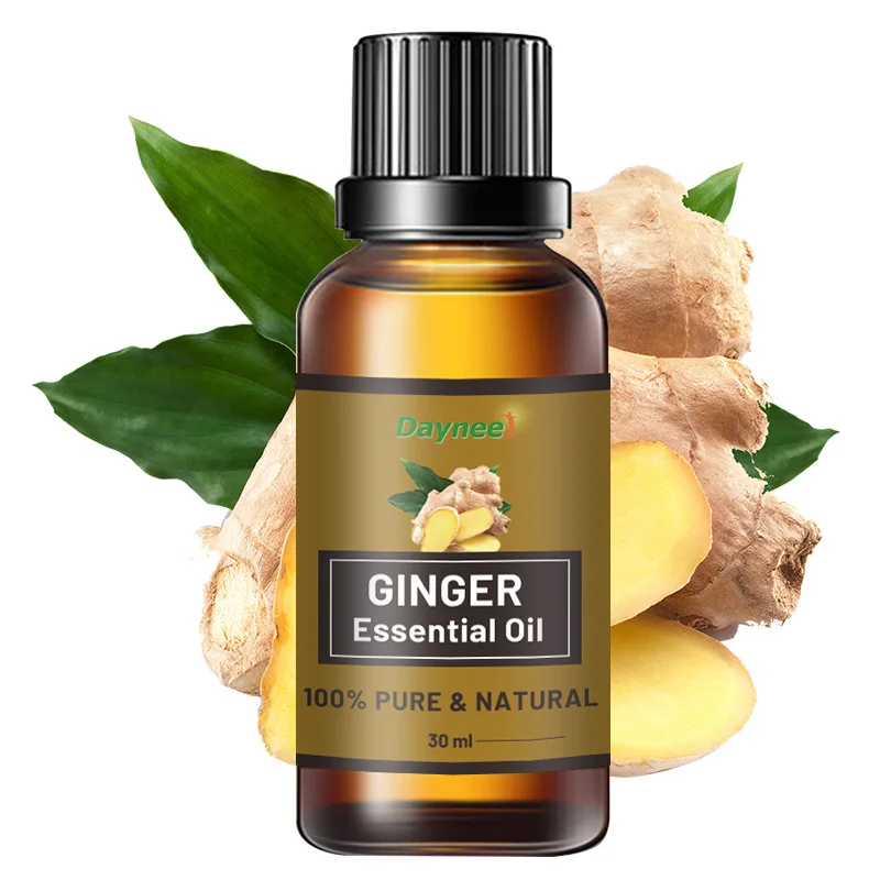 Olio di zenzero puro cinese per perdita di peso grasso della pancia etichetta privata puro 100% biologico puro olio essenziale di zenzero per la crescita dei capelli