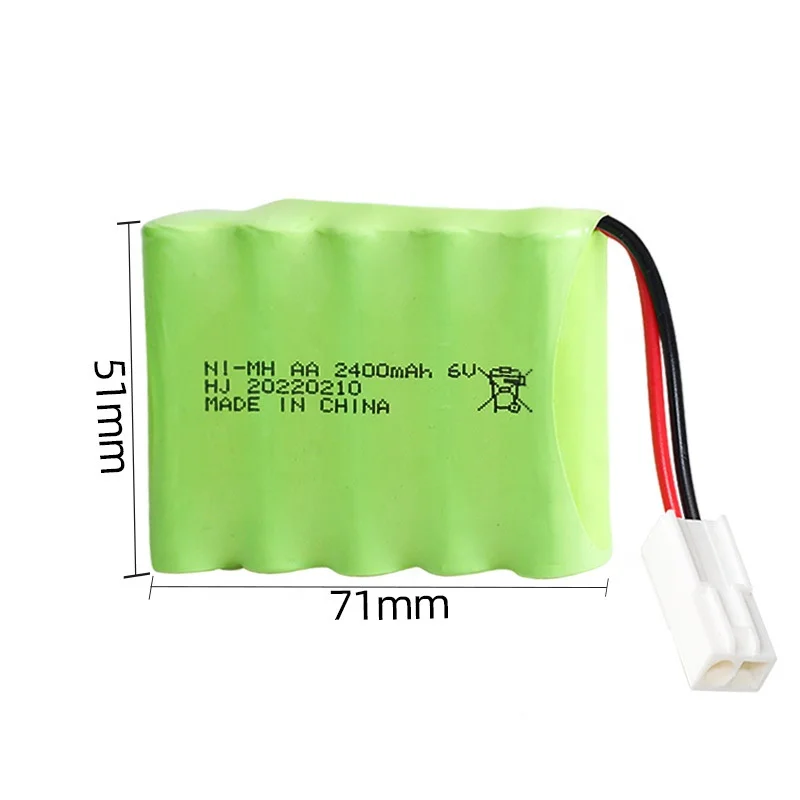Pacco batteria ricaricabile 1.2V Nimh 300-4500mah 2.4V 3.6V 4.8v 6V 7.2V 8.4V 9.6V 12V 14.4V 18V 24V AA AA SC C batterie