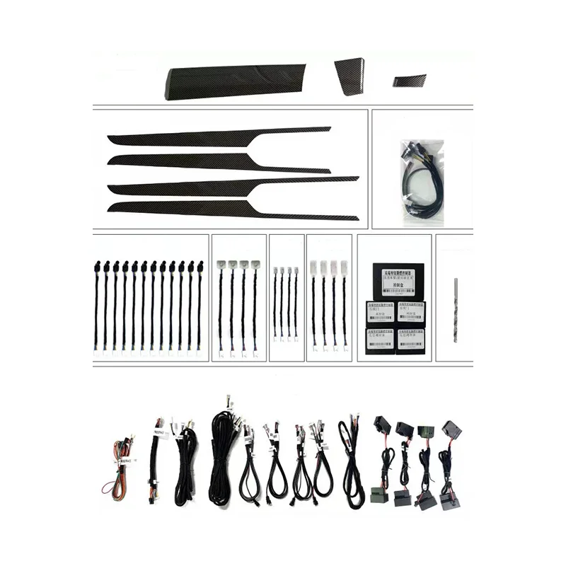 Luce ambientale per Porsche MACAN 2014-2017 originale stampo 1:1 di fabbrica Auto illuminazione a LED atmosfera lampada decorazione Auto