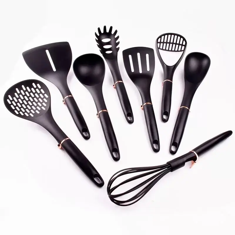 Articoli da cucina utensili e gadget per uso alimentare utensili da cucina in Nylon Materi Set di articoli da cucina 8 pz utensile da cucina