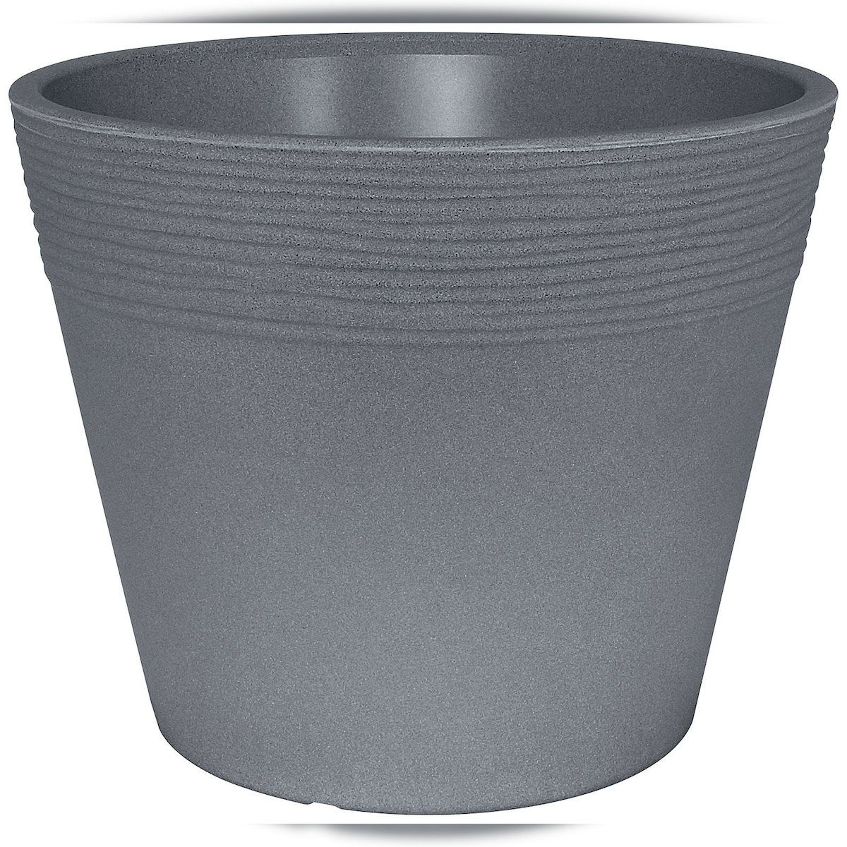 Geli Napoli 30 Pflanzkübel Beton-Optik Hell Kunststoff UV-Beständig Frostfest Image