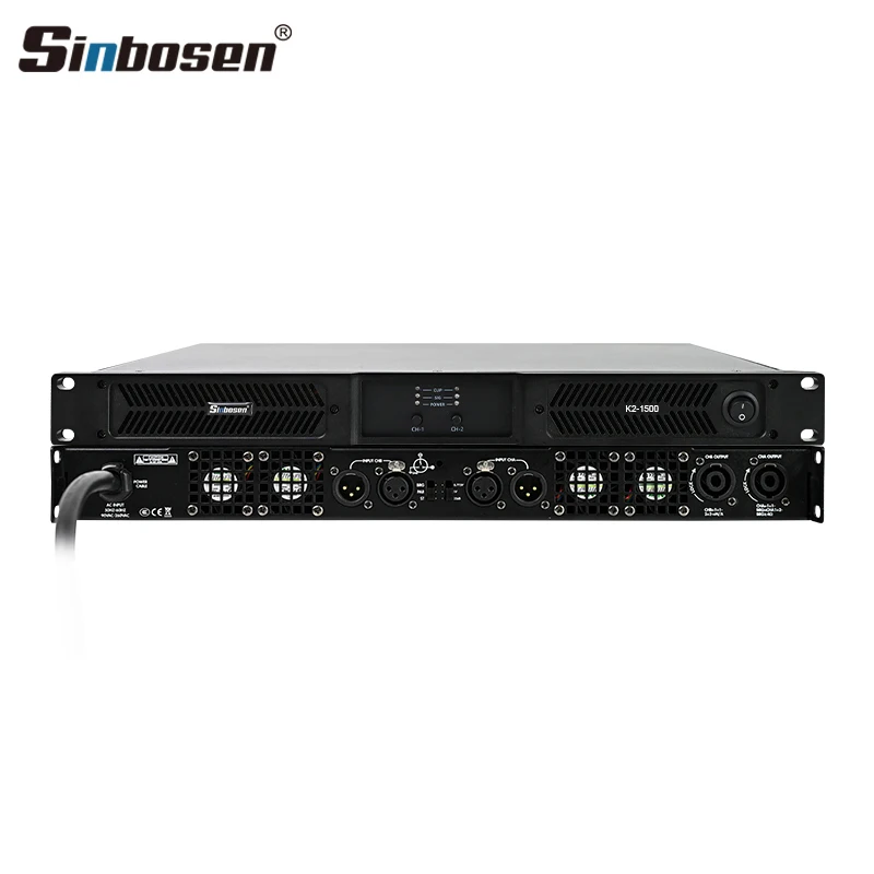 K2-1500 nuovo 2*1500 8Ω Digital Compact R-SMPS alimentatore affidabile di classe d amplificatore per Line Array e altoparlanti Full Range