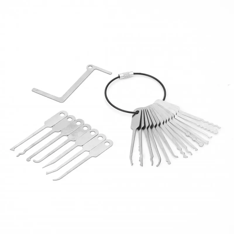 Jeu de clés de verrouillage universelles 22 en 1, pour outils de réparation de serrure, outils de serrurier, outil approprié, outil Portable pour décodeur de clé