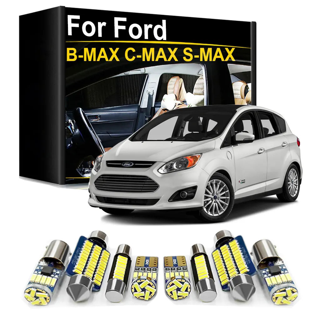 Kit luci interne a LED per Ford C Max MK1 MK2 C-max B-max S-max 2004- 2012 2013 2014 2015 2016 2017 2018 2019 2020 2021 Canbus