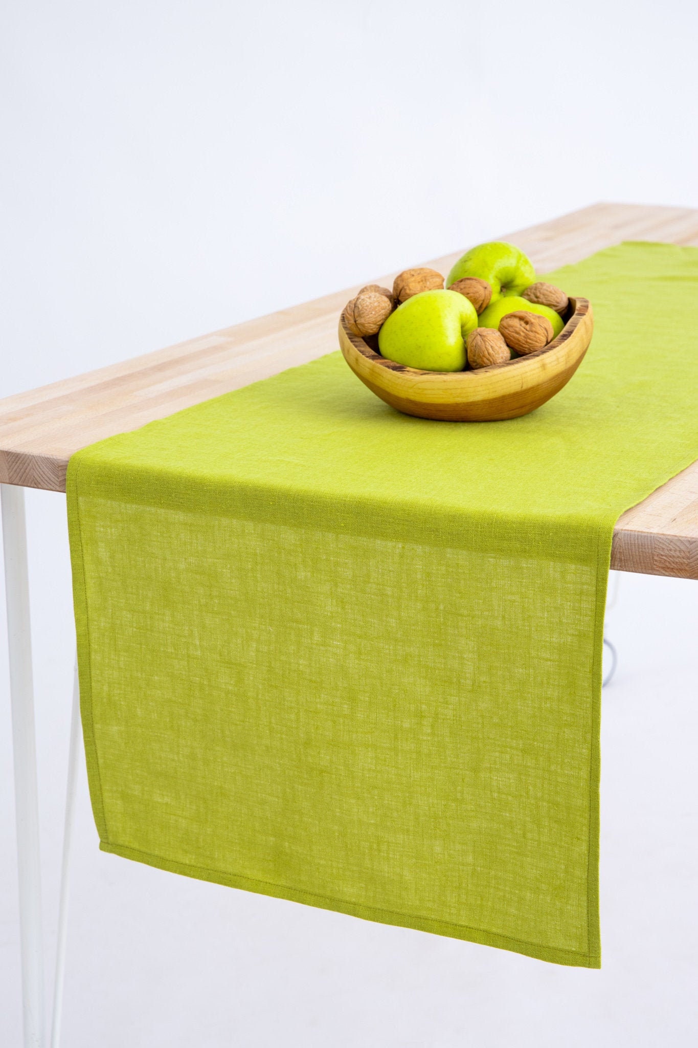 Runner da tavola verde lime, runner da tavola per matrimonio, runner da tavola per le feste, runner da tavolo da caffè, runner da tavolo piccolo, cent